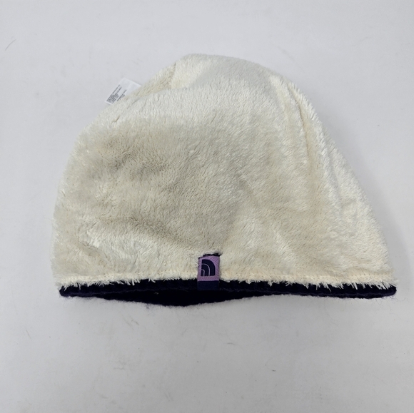 THE NORTH FACE FLEECE LINED KNITWEAR BEANIE HAT CAP CROCHET DESIGN UNISEX OS - Picture 6 of 11